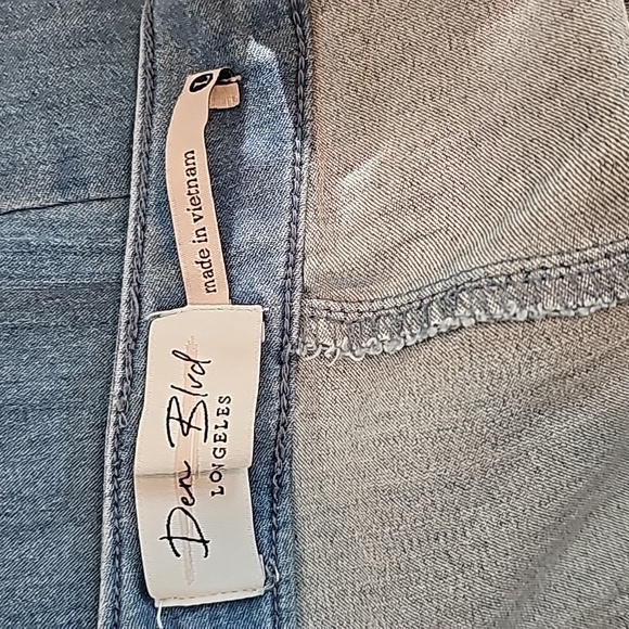 Denim Blvd Los Angeles High Rise Stretch Flare Leg Jeans Size L 29 Waist - Picture 4 of 9